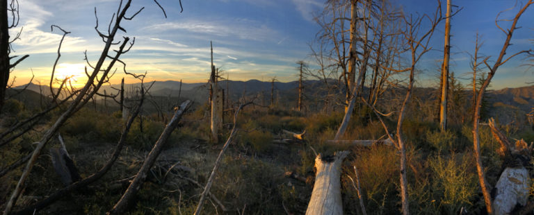 Sunset Atop Mt Mooney, Angeles National Forest